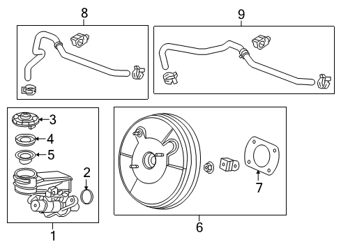 2016 Honda Civic Dash Panel Components Tube Assy, M/P (Ap Diagram for 46402TBAA01