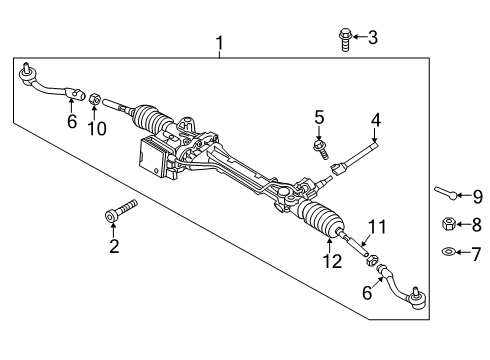 2019 Genesis G70 Steering Column & Wheel, Steering Gear & Linkage Shaft Joint Diagram for 56414J5000