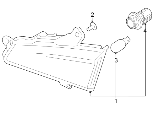 2020 Kia Telluride Bulbs Rear Holder & Wiring Diagram for 92492S9000