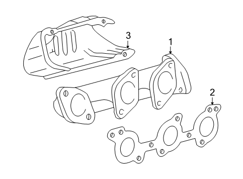 2001 Toyota Tundra Exhaust Manifold Diagram