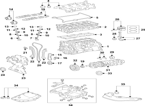 2021 Nissan Rogue Engine Parts, Mounts, Cylinder Head & Valves, Camshaft & Timing, Variable Valve Timing, Oil Cooler, Oil Pan, Oil Pump, Balance Shafts, Crankshaft & Bearings, Pistons, Rings & Bearings Insulator-Engine Mounting, Rh Diagram for 112106RA0A