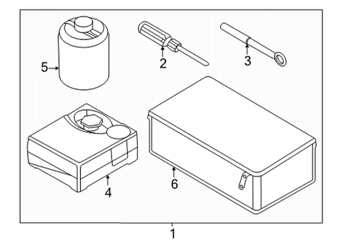 Jack & Components TOOL SET-OVM Diagram for 09130N9000