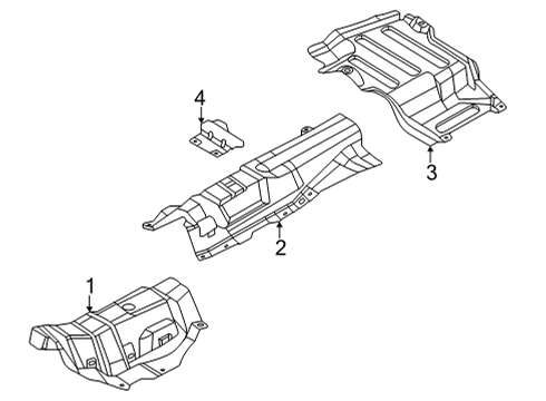Heat Shields SHIELD Diagram for NZ6Z60114B06B