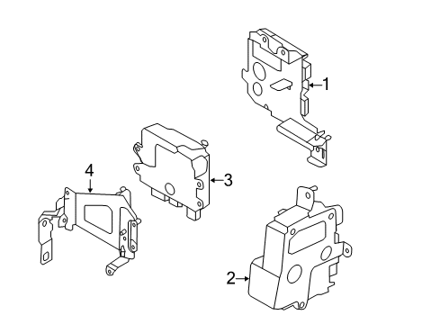2015 Infiniti Q50 Electrical Components Controller Assy-Power Steering, Column Diagram for 285H04GA5E