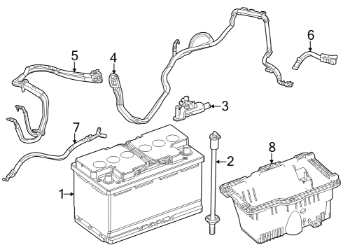Battery SENSOR-BATTERY Diagram for 68438688AD
