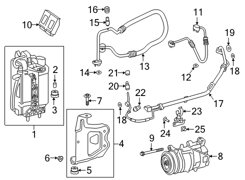 2020 BMW Z4 Switches & Sensors Evaporator Temperature Sensor Diagram for 64119238084