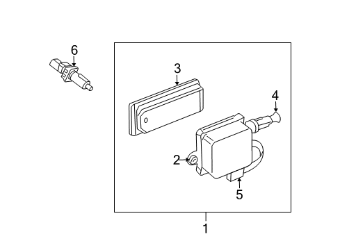 2003 Saturn Ion Cruise Control System Module Asm, Cruise Control (W/ Servo) Diagram for 22710593