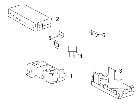 1996 Toyota Tacoma Fuel Injection INJECTOR Set, Fuel Diagram for 2320962030