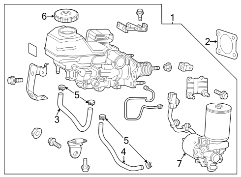 Dash Panel Components CYLINDER SUB-ASSY, B Diagram for 47055F6010