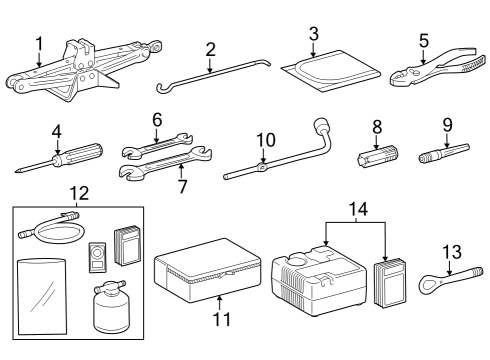 Jack & Components Driver, Screw Diagram for 9991510700