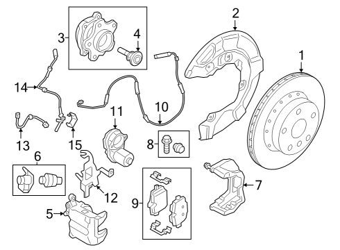 Brake Components HOLDER Diagram for 34506875977