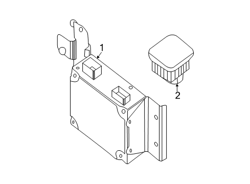 2013 Nissan NV2500 Electrical Components Control Assembly-Inverter Diagram for 283D01PA0A
