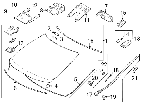 Wipers Tape, Rain Sensor Diagram for 8994442020