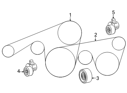Belts & Pulleys PULLEY Sub-Assembly, IDL Diagram for 1660370030