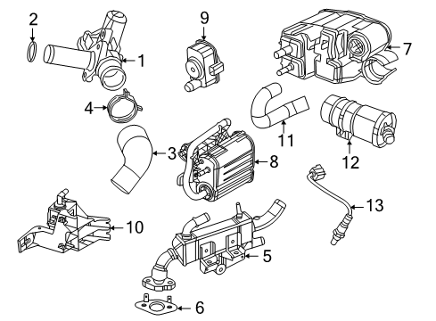 2018 Chrysler Pacifica Powertrain Control Hose-CANISTER To Vent Valve Diagram for 68217654AB