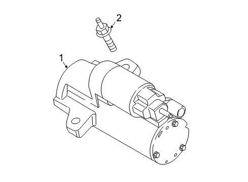 2019 Ford Fusion Starter Starter Diagram for F2GZ11002A