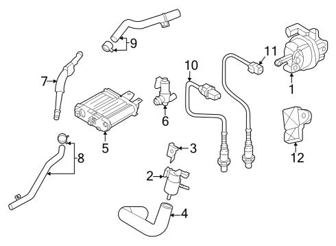 Emission Components ACTUATOR-Vis Diagram for 283212S000