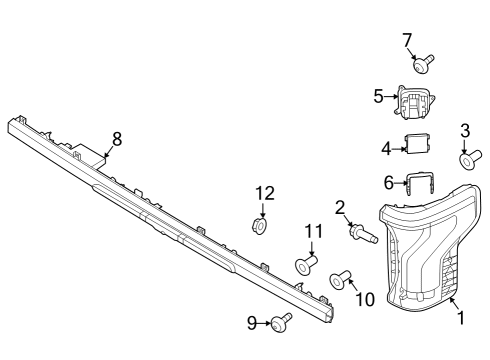 Tail Lamps Tail Lamp Screw Diagram for N808955S439