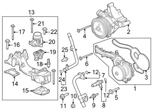 Powertrain Control Auxiliary Pump Diagram for BC3Z8501B