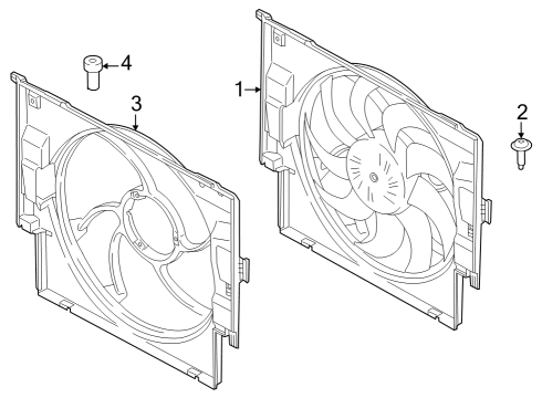 Cooling System, Radiator, Water Pump, Cooling Fan SCREW SELF-TAPPING Diagram for 11412343116