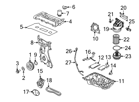 2008 Mercury Mariner Senders Fuel Gauge Sending Unit Diagram for 8M6Z9A299B