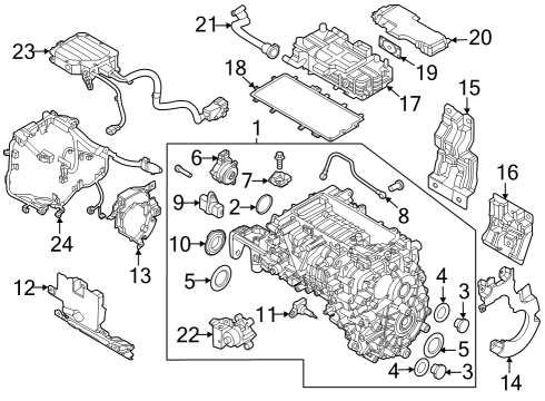 Electrical Components COVER ASSY-INPUT Diagram for 366A71XAA0