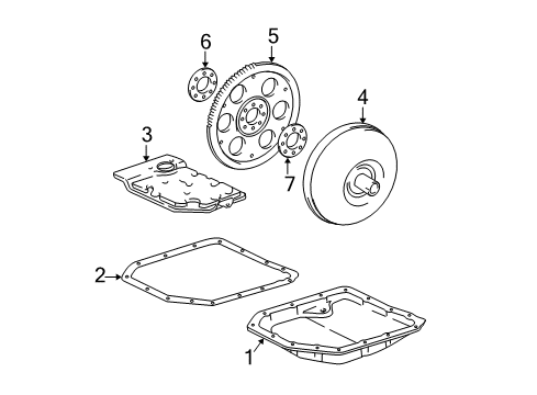 2007 Toyota Solara Automatic Transmission Gear Shift Assembly Diagram for 3356006070