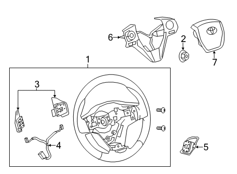 2016 Toyota Corolla Steering Column & Wheel, Steering Gear & Linkage Lower Cover Side Cover Diagram for 451860R010C0