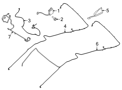 Antenna & Radio Antenna Base Diagram for AV1Z18813A