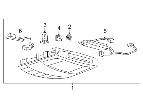 2019 Lincoln Continental Anti-Theft Components Sensor Diagram for EB3Z15K609A