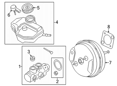 2021 BMW X3 Hydraulic System Repair Kit Power Brake Unit Diagram for 34336883988