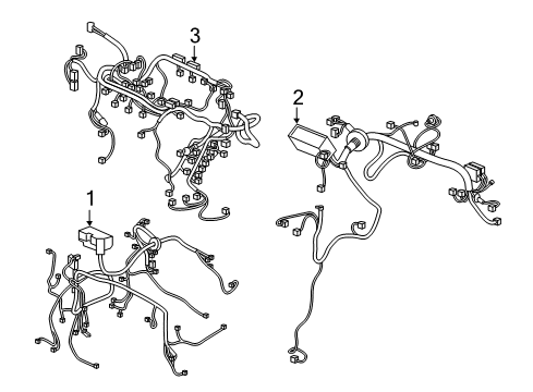 2017 Honda Ridgeline Wiring Harness Engine Harness Diagram for 32110RLVA51