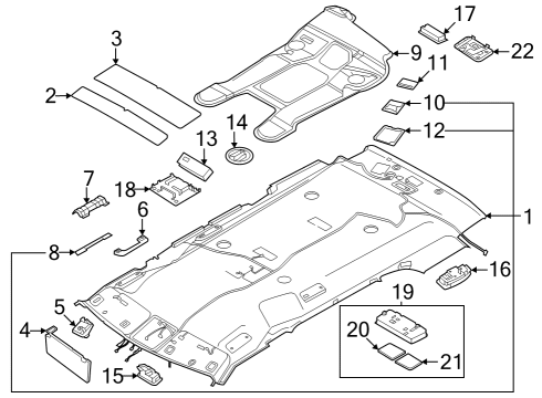 2022 Kia Carnival Interior Trim - Roof Bracket Assembly-Assist Diagram for 85333R0000