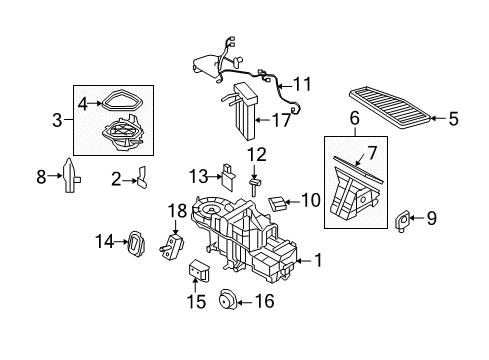 2011 Mercury Mariner Automatic Temperature Controls Resistor Diagram for 8G1Z19A706A