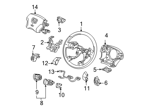 2003 Honda Accord Cruise Control System Controller, Automatic Cruise Diagram for 36700SDAA01