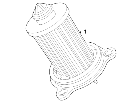 Automatic Transmission Manual Shaft Seal Diagram for 24256576
