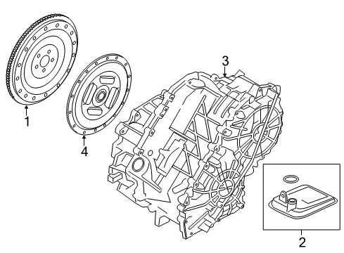 2013 Ford Fusion Automatic Transmission Clutch Assembly Diagram for DG9Z7550A