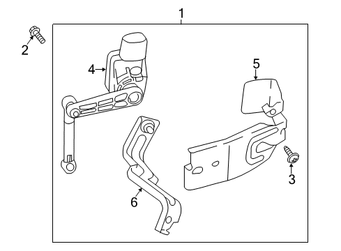 2018 Kia Soul Bulbs Screw Diagram for 97645B2000