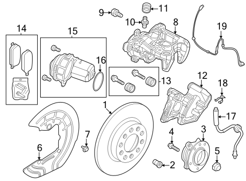 Rear Brakes SENSOR-ANTI-LOCK BRAKES Diagram for 68607196AA