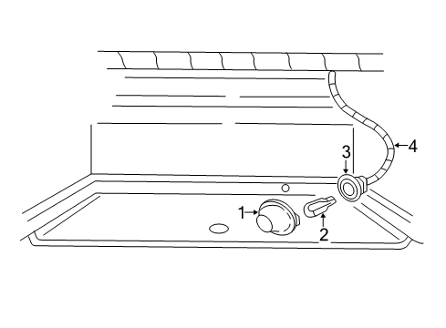 Bulbs Wire Diagram for BC3Z13412A