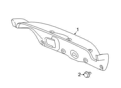 2021 Honda Insight Interior Trim - Trunk Lng, Trunk*NH554L* Diagram for 84620TBAA01ZA