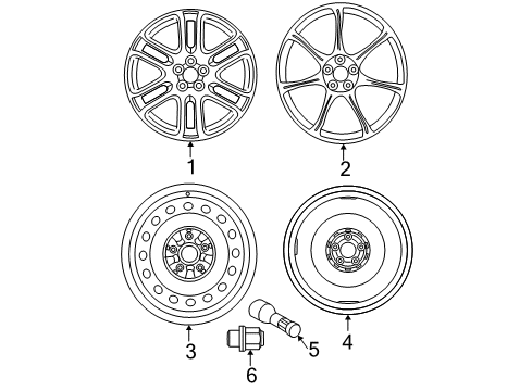 2007 Scion tC Wheels Wheel, Steel Diagram for 4261121210