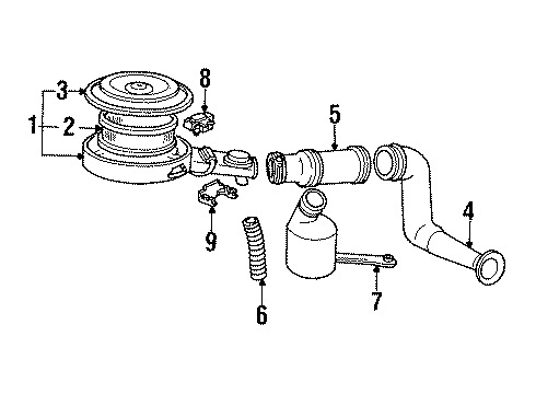 1994 Chevrolet Lumina APV Powertrain Control ECM Diagram for 88961141