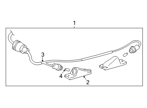 2000 Lexus RX300 License Lamps Lamp Assy, License Plate Diagram for 8127048011