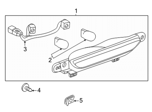 Backup Lamps Back Up Lamp Assembly Diagram for 42788705