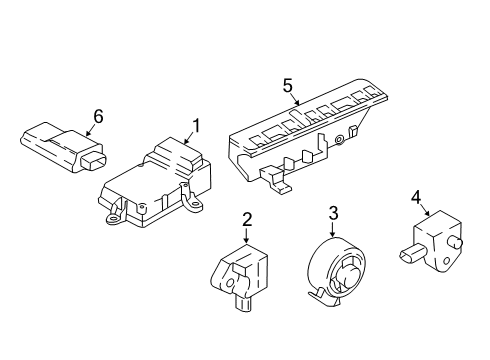 2021 BMW M3 Air Bag Components SENSOR MAT F CO-DRIVER'S SEA Diagram for 65776977932