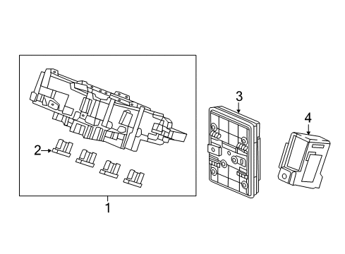 2016 Honda Civic Electrical Components Unit Assembly, Bcm Diagram for 38809TBGA32