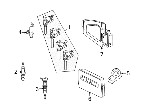 2011 Ram 1500 Powertrain Control Powertrain Control Module Diagram for 5150581AD
