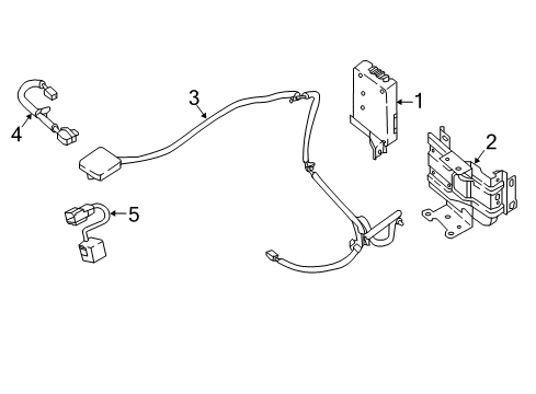1985 Dodge D350 Communication System Components Antenna Assy-Time Control Unit Diagram for 282125SA1A