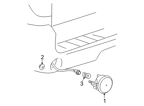 2004 GMC Envoy XUV Backup Lamps Lamp, Back Up Diagram for 15764003